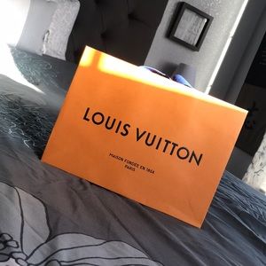 Authentic Louis Vuitton shopping bag